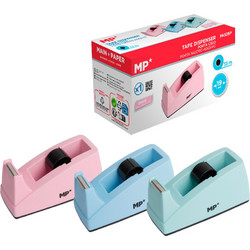 MP βάση κολλητικής ταινίας PA528P, 19mm x 33m, διάφορα χρώματα, 1τμχ