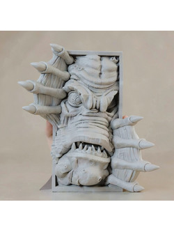 Άβαφη 3D Φιγούρα Book Nook Collection Swamp Digital Sculpture για Βάψιμο DIY (Δώρο τα Χρώματα)