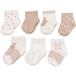 Gamberritos Καλτσάκια Newborn Σετ 7τμχ. Μπεζ