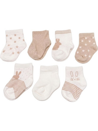 Gamberritos Καλτσάκια Newborn Σετ 7τμχ. Μπεζ