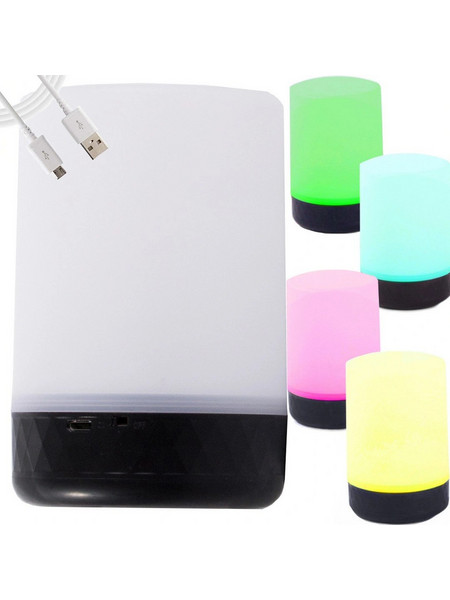 LED Φωτιστικό Νυκτός RGB USB Με 8 Χρώματα Και 2 Λειτουργίες