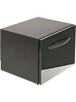 IndelB KD 50 Eco Smart Ψυγείο Mini Bar 98lt Full No Frost Υ42xΠ55xΒ51cm Μαύρο