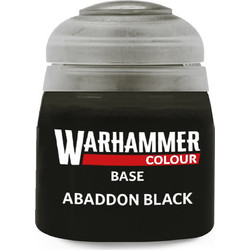 Warhammer Colour - Abaddon Black 12ml (21-25)