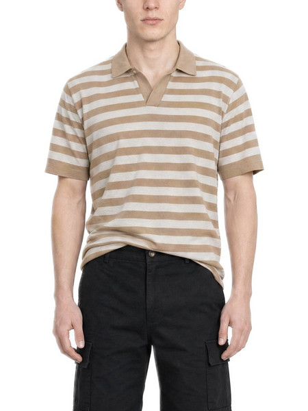 KNITTED POLO T-SHIRT MEN WARREN WEBBER