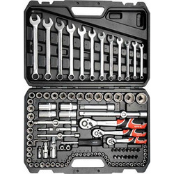 Yato Κασετίνα επαγγελματική 1/2'' & 3/8'' & 1/4'' 111 τμχ YT-38831