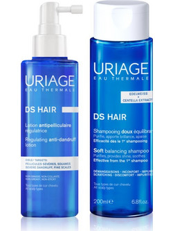 Uriage DS HAIR Set Σετ για ξηρό και ευαίσθητο δέρμα της κεφλής