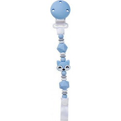 SARO 14371 Κλιπ Πιπίλας Σιλικόνης Foxy Blue 0+M