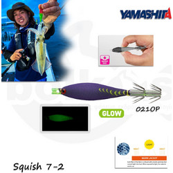Yamashita Squish 7-2 Τεχνητό Δόλωμα Καλαμαριέρα Φωσφοριζέ 7cm 21
