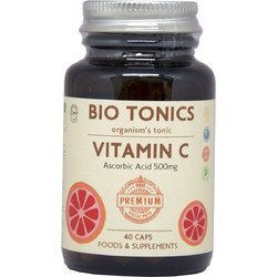 Bio Tonics Vitamin C 500mcg 40 Κάψουλες