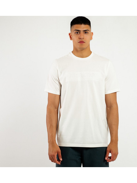 Be:Nation Embosed Logo Tee 05312515-2A Offwhite