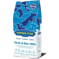 Winner Plus Natural Nutrition System 100% with Duck & Rice 18kg