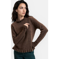 La Redoute Collections Γυναικεία Πλεκτή Μπλούζα με Βολάν