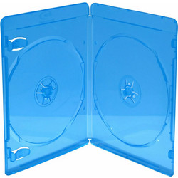 MediaRange CD Box για 1 Δίσκο με Διάφανη Πρόσοψη σε Μπλε Χρώμα BOX39-2-50