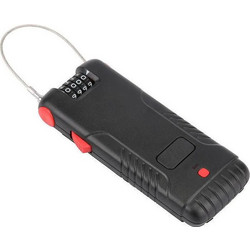 Olympia ULA-410 Λουκέτο με Συρματόσχοινο Συνδυασμού με Συναγερμό 5998