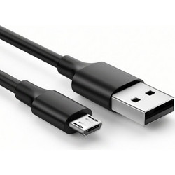Καλώδιο Φόρτισης με Θύρα USB-A σε micro USB Μαύρο 1,5m 30656