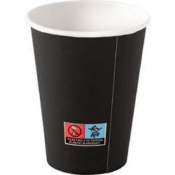 Ποτήρι Χάρτινο 300ml 50 τεμ. Μαύρο