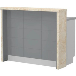 Πάγκος νησίδας Hudson-Μήκος: 120 εκ.Γκρι-Latino Marble