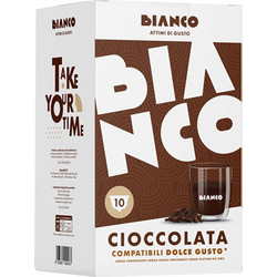 Κάψουλες Dolce Gusto Συμβατές Bianco Σοκολάτα 10 τεμάχια