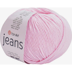 Νήμα Πλεξίματος Jeans για Καλοκαιρινά Πλεκτά 55% βαμβάκι και 45% ακρυλικό 50gr 160mtr. σε Ροζ 18 1τεμ