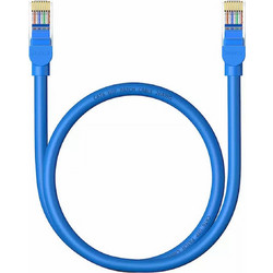 Baseus U/UTP Cat.6 Καλώδιο Δικτίου Ethernet 0.5m Blue 6932172637156