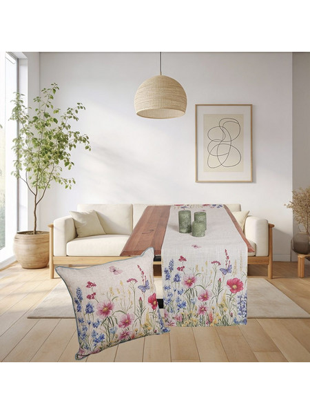 Τυπωτή Τραβέρσα 40x170 Λουλούδια "ilis Home"
