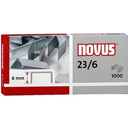 Σύρματα Συρραπτικού Novus 23/6 1000 συρματάκια/τεμάχιο