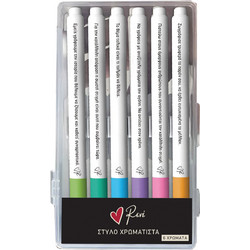 Στυλό Felt Pen (Σετ 6 τμχ.) - Ρενέ
