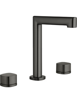 Μπαταρία Νιπτήρος 2 Λαβών H.188mm Black Gun Metal (PVD) IMEX TOSCANA BBT064/BGM