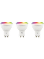 DELTACO SH-LGU10RGB-3P SMART HOME ΛΑΜΠΑ LED GU10 WIFI 5W RGB DIMBAR 220-240V ΛΕΥΚΗ 3-PACK
