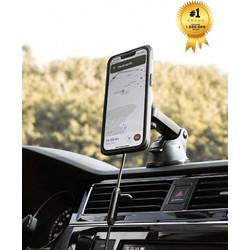 Lamicall AL04 3-1 All Lock Μαγνητική Βάση Αυτοκινήτου (Magsafe) με Ασύρματη φόρτιση