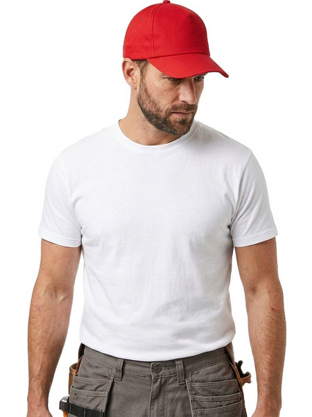 Βαμβακερό Τζόκεϊ Εργασίας Κόκκινο - Baseball Cap Rocky Red