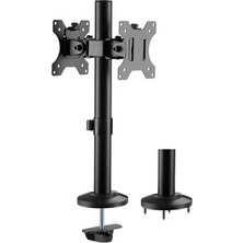 Brateck BRATECK βάση γραφείου για 2x οθόνες LDT40-G02, 17-32" έως 8kg
