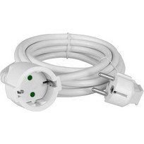 Powertech POWERTECH μπαλαντέζα ρεύματος PT-888, 1x schuko, 16A, 3m, λευκή