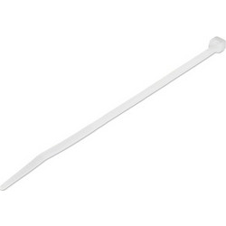 Powertech POWERTECH δεματικά καλωδίων TIES-057, 350x4.8mm, λευκά, 100τμχ