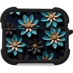 Sonique 3D Flower Series Θήκη Σιλικόνης για AirPods Pro 3 Γαλάζιο