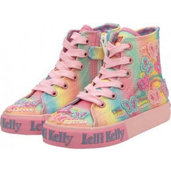 Lelli Kelly Παιδικά Sneakers Μποτάκια Ροζ Πολύχρωμα LKED3471-BX02