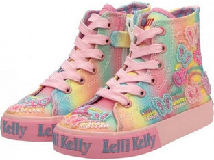 Lelli Kelly Παιδικά Sneakers Μποτάκια Ροζ Πολύχρωμα LKED3471-BX02