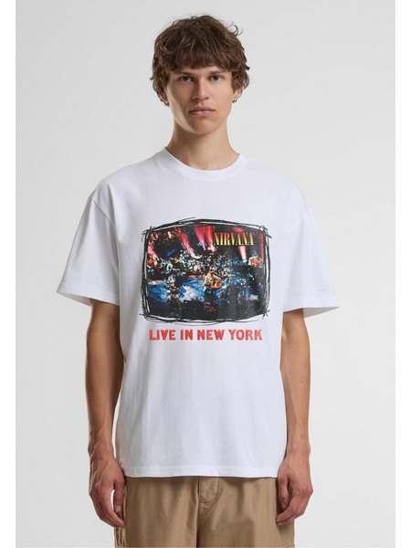 Nirvana Live in New York Loose Tee white