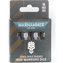 Warhammer 40K - Warhammer 40000: Iron Warriors Dice 42-17 (99220102023)
