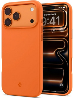 Spigen Silicone Fit MagSafe Back Cover Cosmic Orange (iPhone 17 Pro)