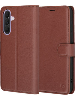 Techsuit Leather Folio Θήκη Βιβλίο Brown (Samsung Galaxy A57 5G)