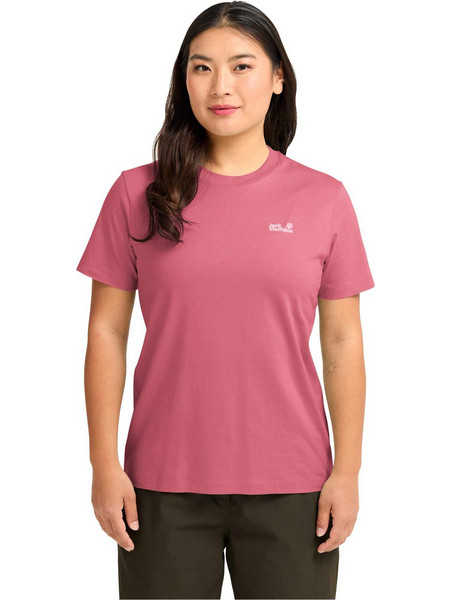 JACK WOLFSKIN Μπλουζάκι ESSENTIAL T W PINK γυναίκες