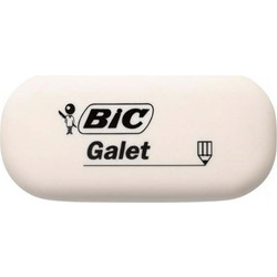 Bic Γόμα Λευκή Οβάλ Galet (927866)