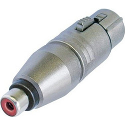 NEUTRIK ADAPTOR XLR ΘΗΛYKO-RCA ΘΗΛYKO NA2FPMF
