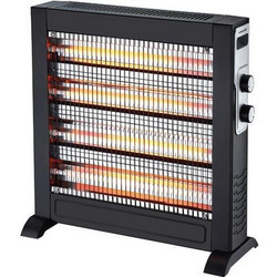ΘΕΡΜΑΣΤΡΑ ΧΑΛΑΖΙΑ SLIM 2800W ΜΑΥΡH ΜΕ ΘΕΡΜΟΣΤΑΤΗ