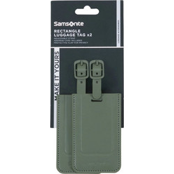 Samsonite 155592-1388 Revolution, Ετικέτα Βαλίτσας, Σετ 2 Τεμαχιών, Πράσινο