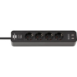 Brennenstuhl Ecolor 4 fold USB C