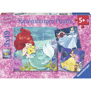 Παιδικό Puzzle Ravensburger Disney Princess 3x49 Κομμάτια 09350