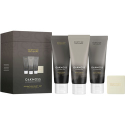 Scottish Fine Soaps Oakmoss Shower Gel 75ml + Body Cream 75ml + Hand Cream 75ml + Hand & Body Soap 40gr