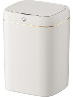 HOME USE κάδος απορριμμάτων HUH-0251 με φωτοκύτταρο, 9lt, λευκός